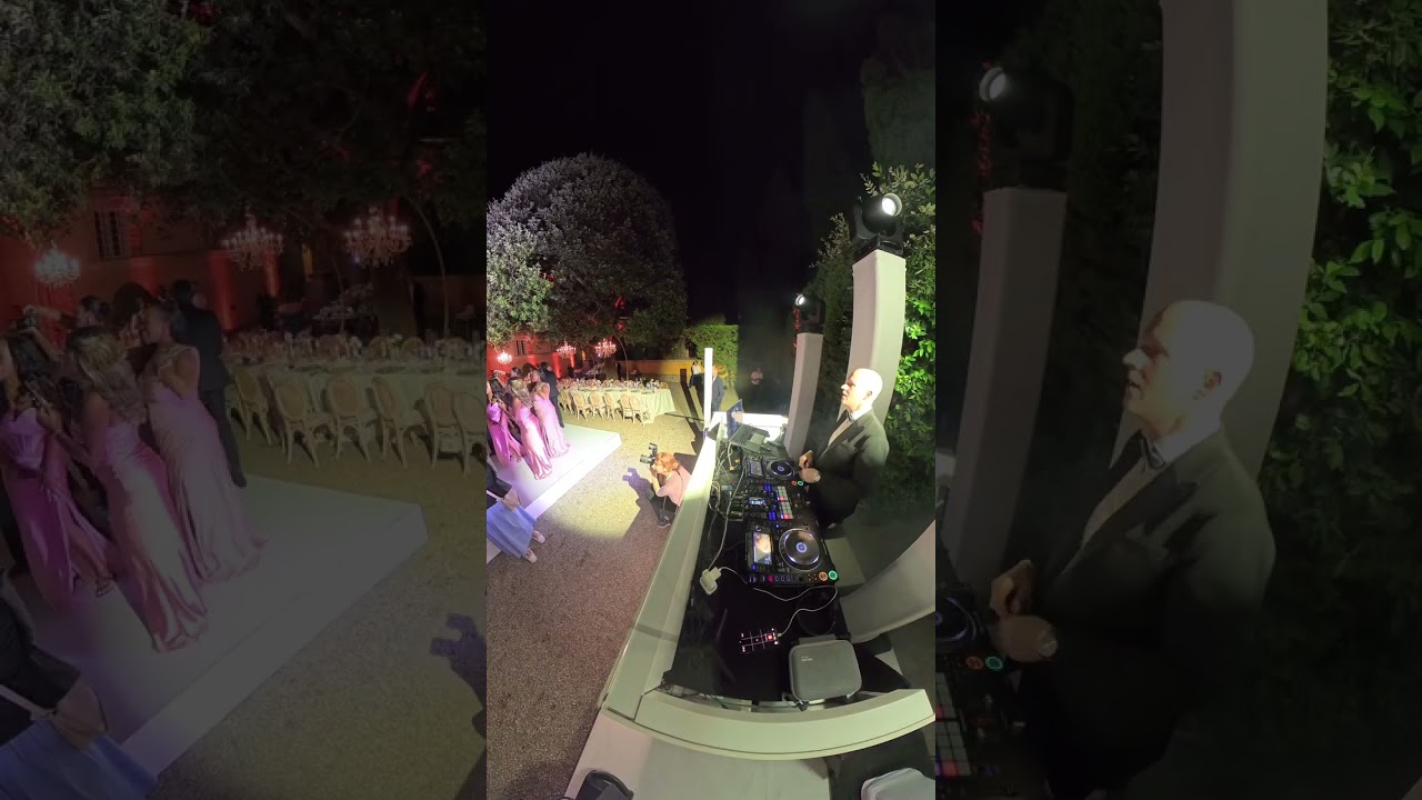 DJ Jim Pierson LIVE Italy Wedding Bride and Groom Entrance