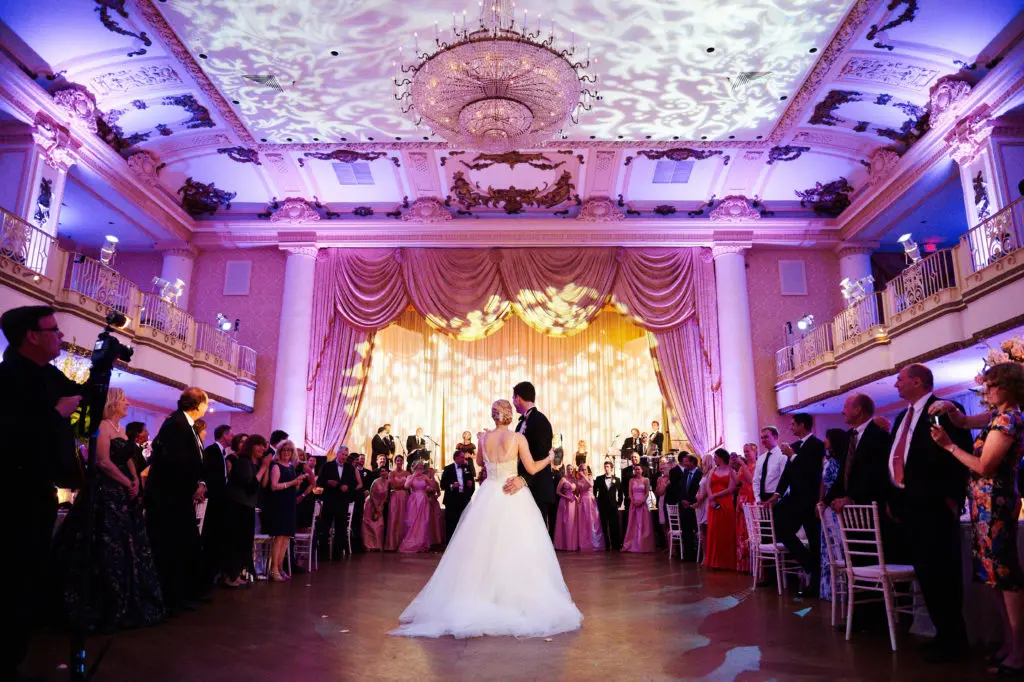 Gorgeous bride and groom