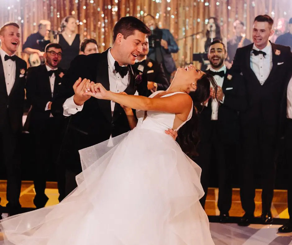 Bride and Groom Dancing Bride and Groom