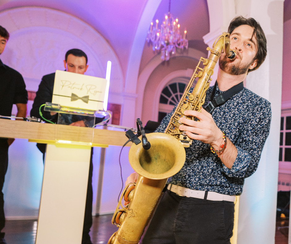 DJ Hybrid with Saxophone BVTLive ! and On It Productions DJ and Saxophone DJ Fusion ensemble