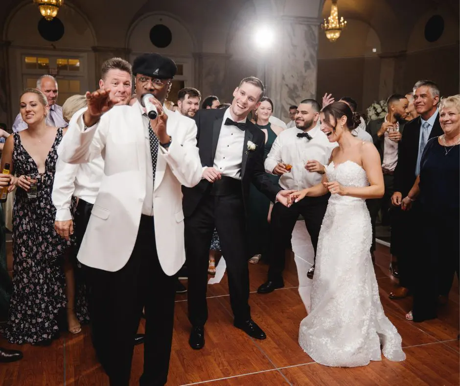 Jellyroll Band Philadelphia with Bride and Groom