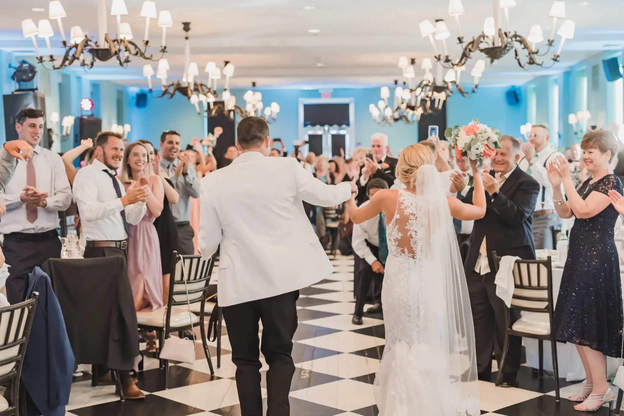 Wedding entrance by Kaitlin Noel Photography