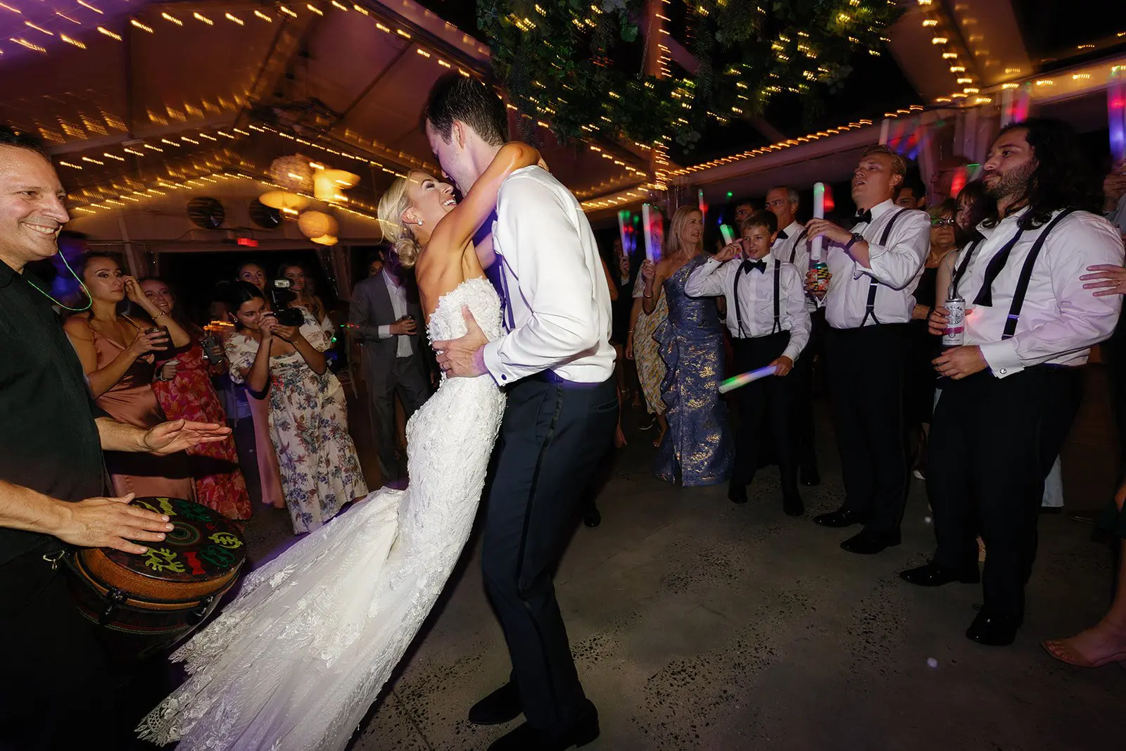 Taylor and Logan | Bellevue Hall Preview Bride and Groom Dancing