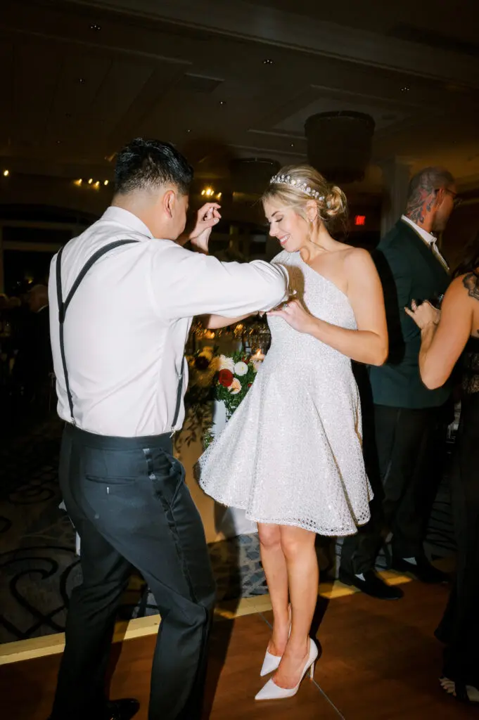 Reception Wedding Dress Change by Haley Ritcher Photography Reception Wedding Dress Change
