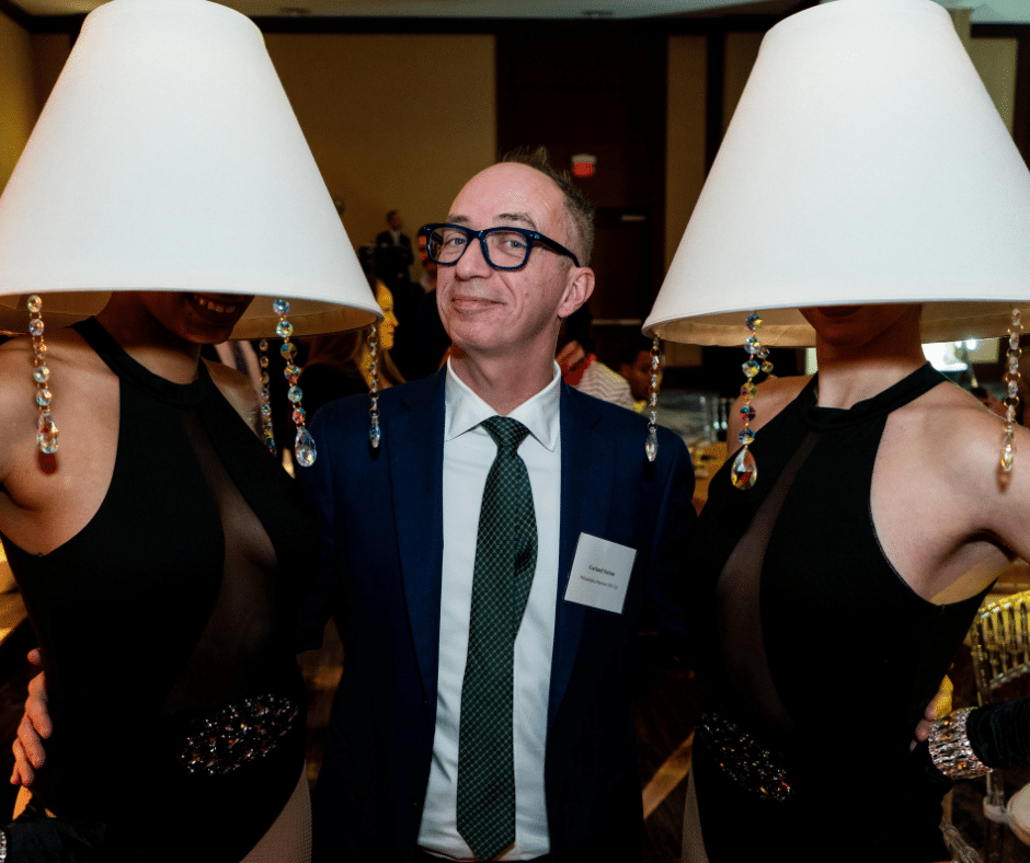 Lamp Shade Greeters in Black