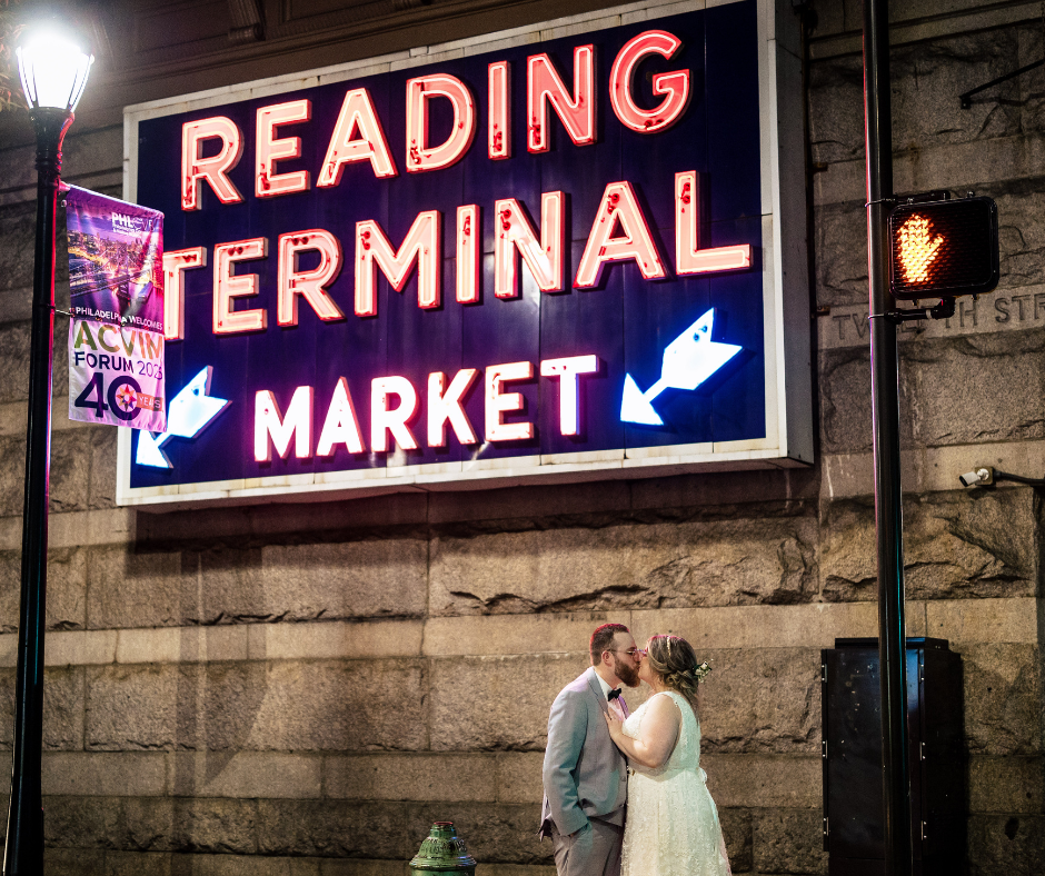 BVTLive! does philadelphia wedding at the Reading Terminal Market