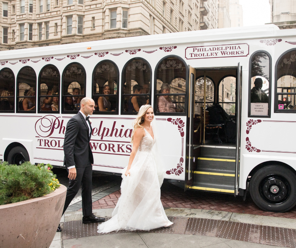 BVTLive! Philadelphia Wedding transportation with Philly Trolley works