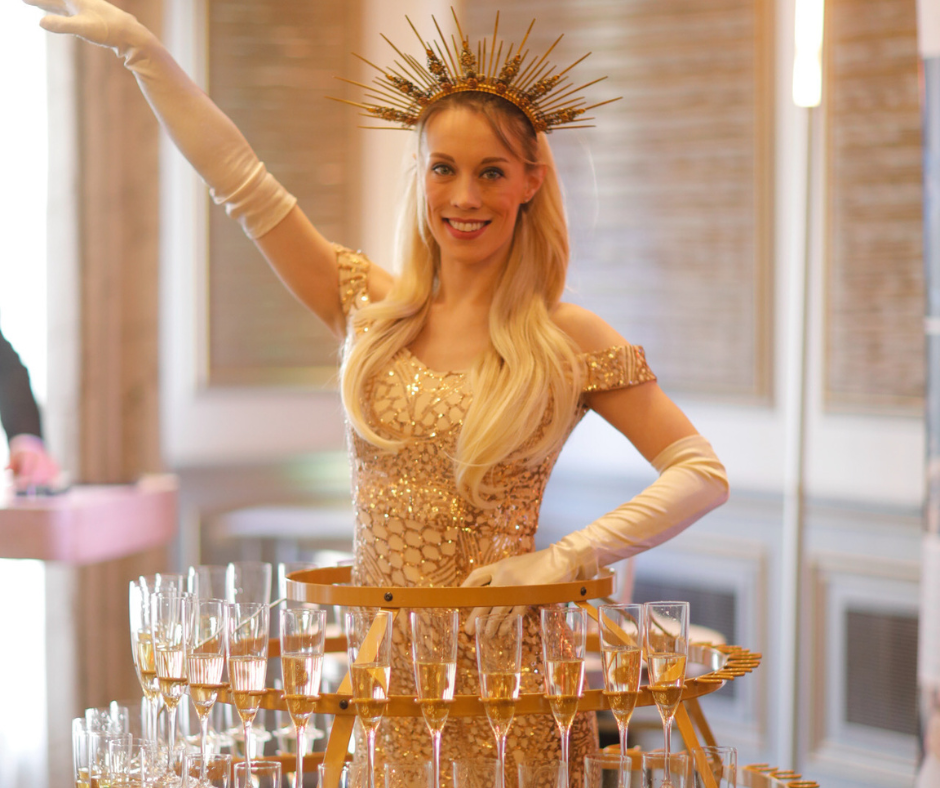 On It Productions Champagne Greeter