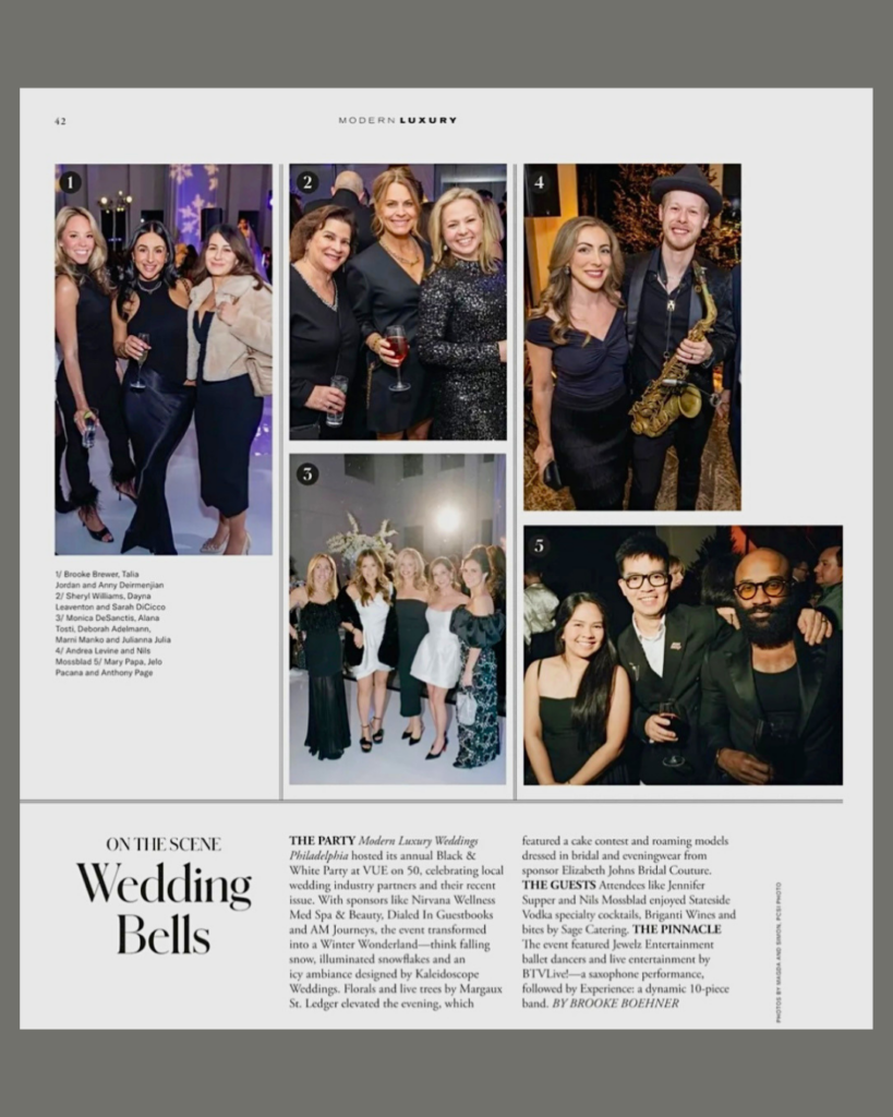 Modern Luxury Philadelphia Style Covers Black and White Gala BVTLive! Feature