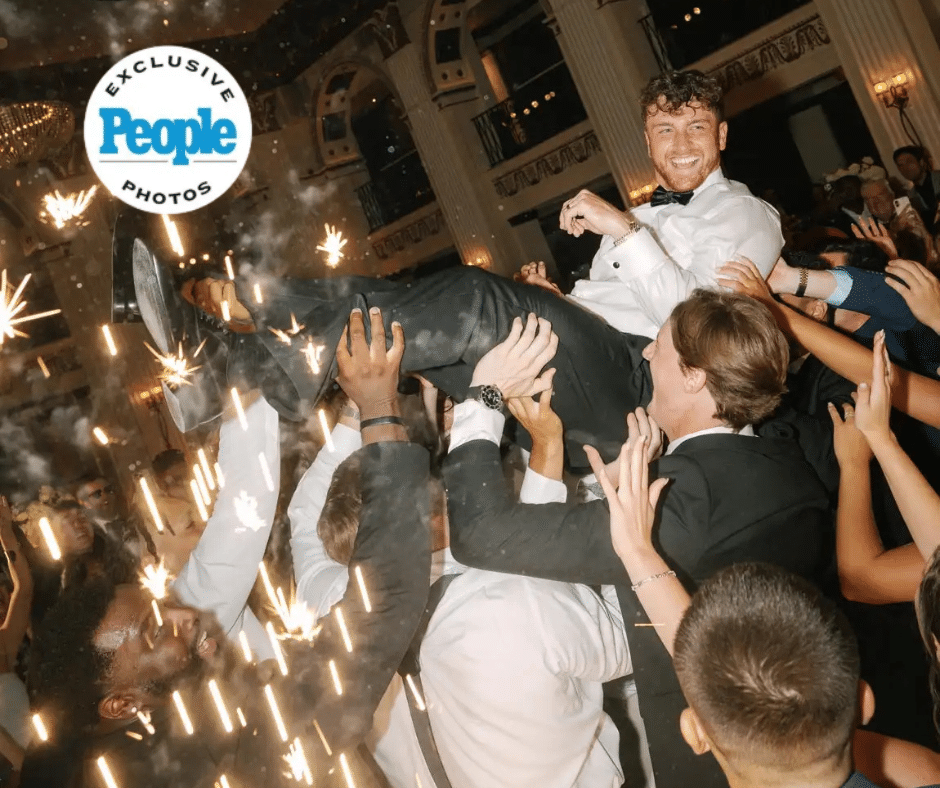 BVTLive! Featured in People Magazine for Green Bay Packers QB Sean Clifford's Wedding Photo by Pat Furey Photography