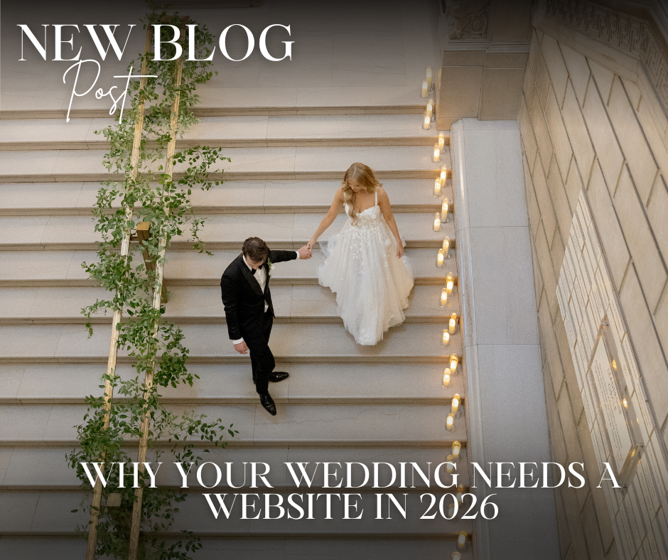 Blog thumbnail image of importance of wedding websites for brides and grooms