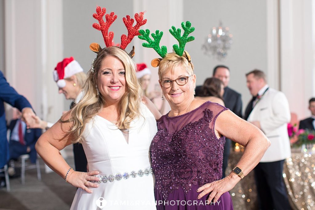 Christmas themed wedding