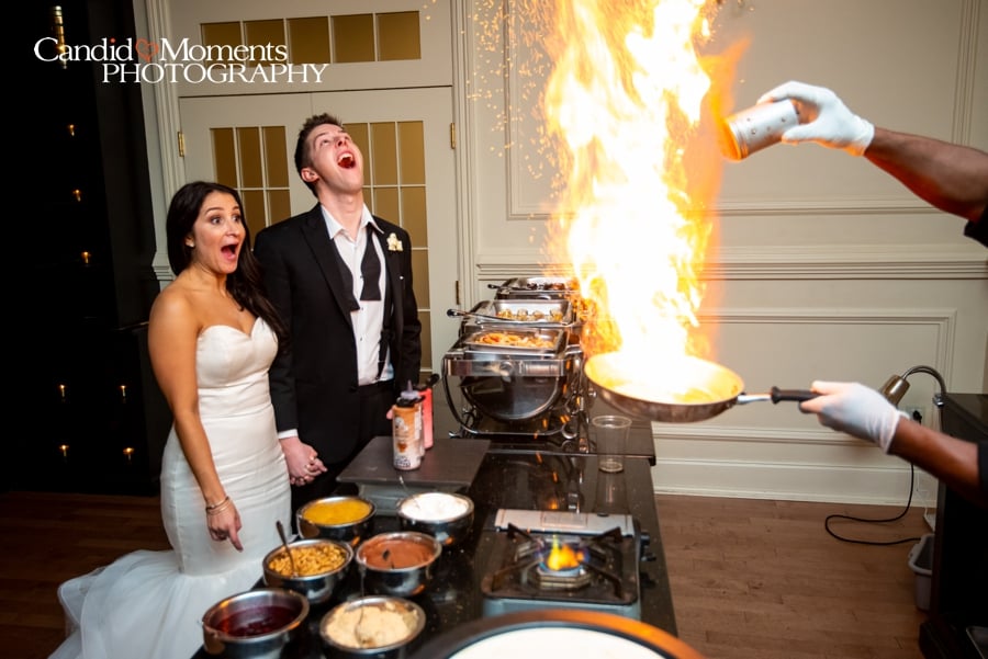 Food option at wedding