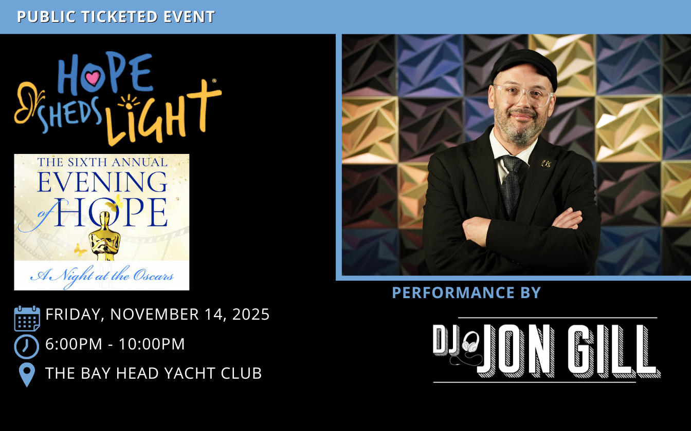 DJ Jon Gill Hope Sheds Light Gala