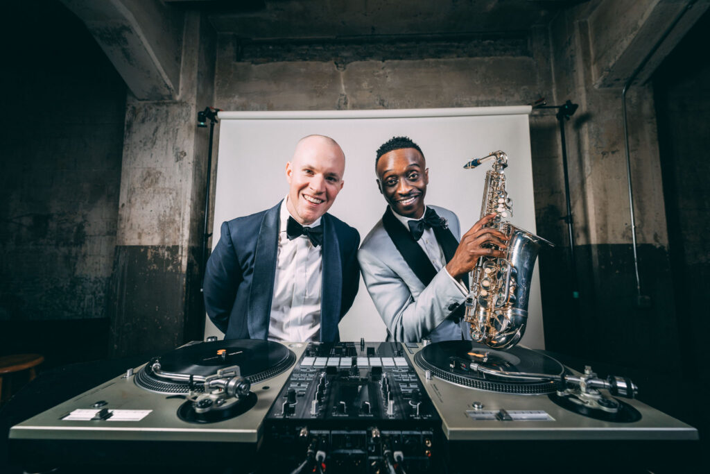 Rhythm and Reed DJ and Saxophone Hybrid for Philly Weddings