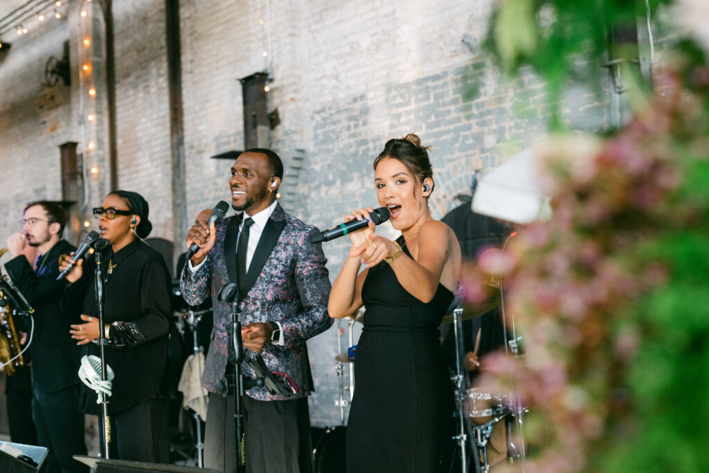 Experience by BVTLive! performs at wedding at Basilica Hudson