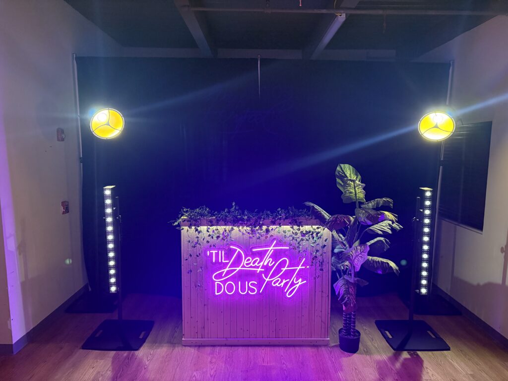 LED Sign DJ Booth