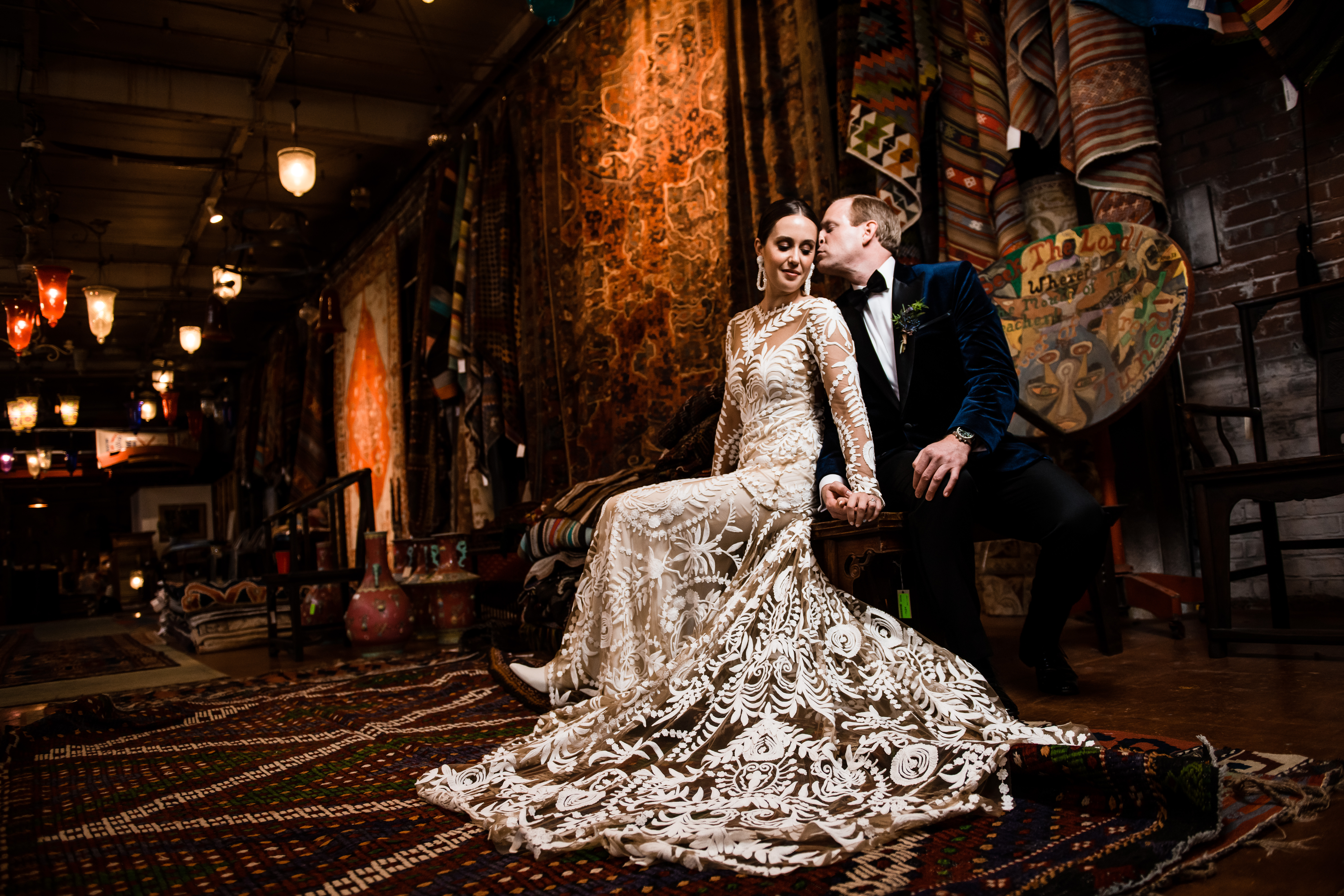 Absolutely stunning fall wedding portrait