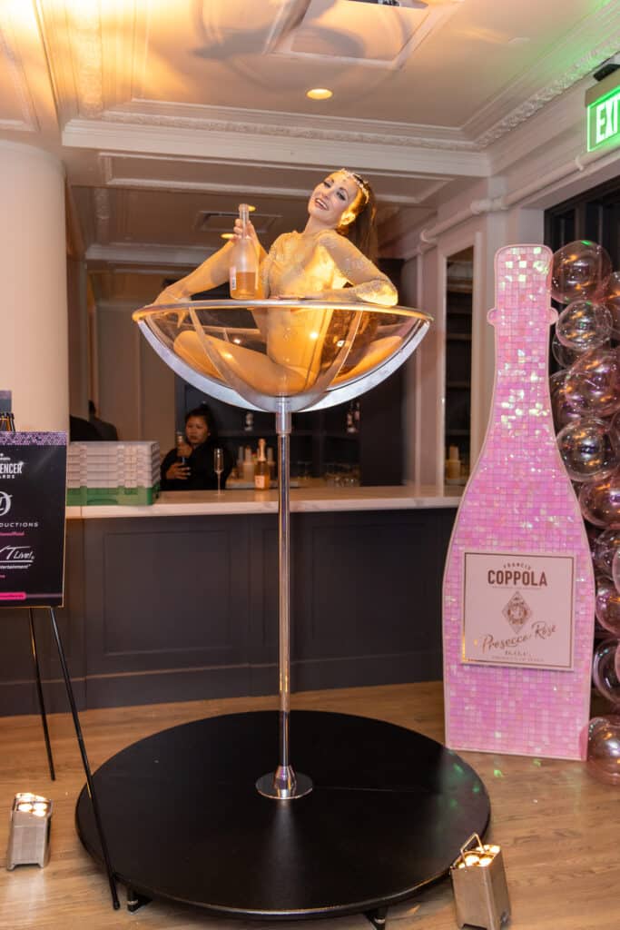 Giant Martini Glass Champagne Pourer by On It Productions