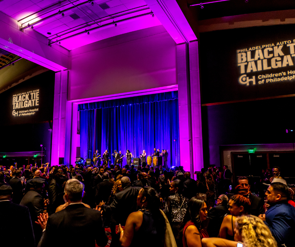 Black Tie Tailgate Auto Show convention