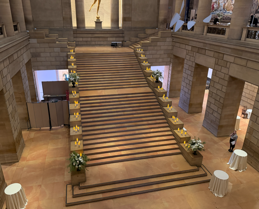 Art Museum Stairs before