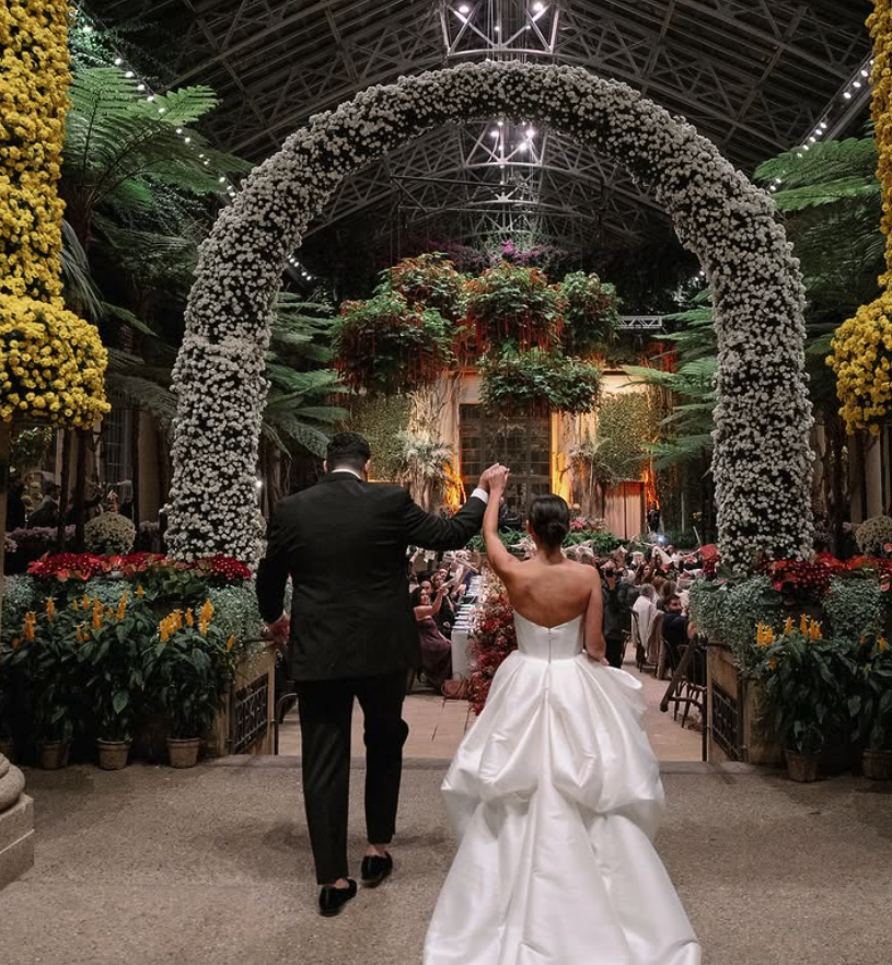 The First Wedding at the Longwood Conservatory